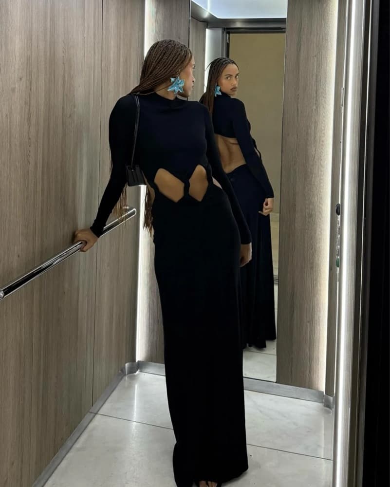 Arcina Ori Giselle Black Gown - Image 5
