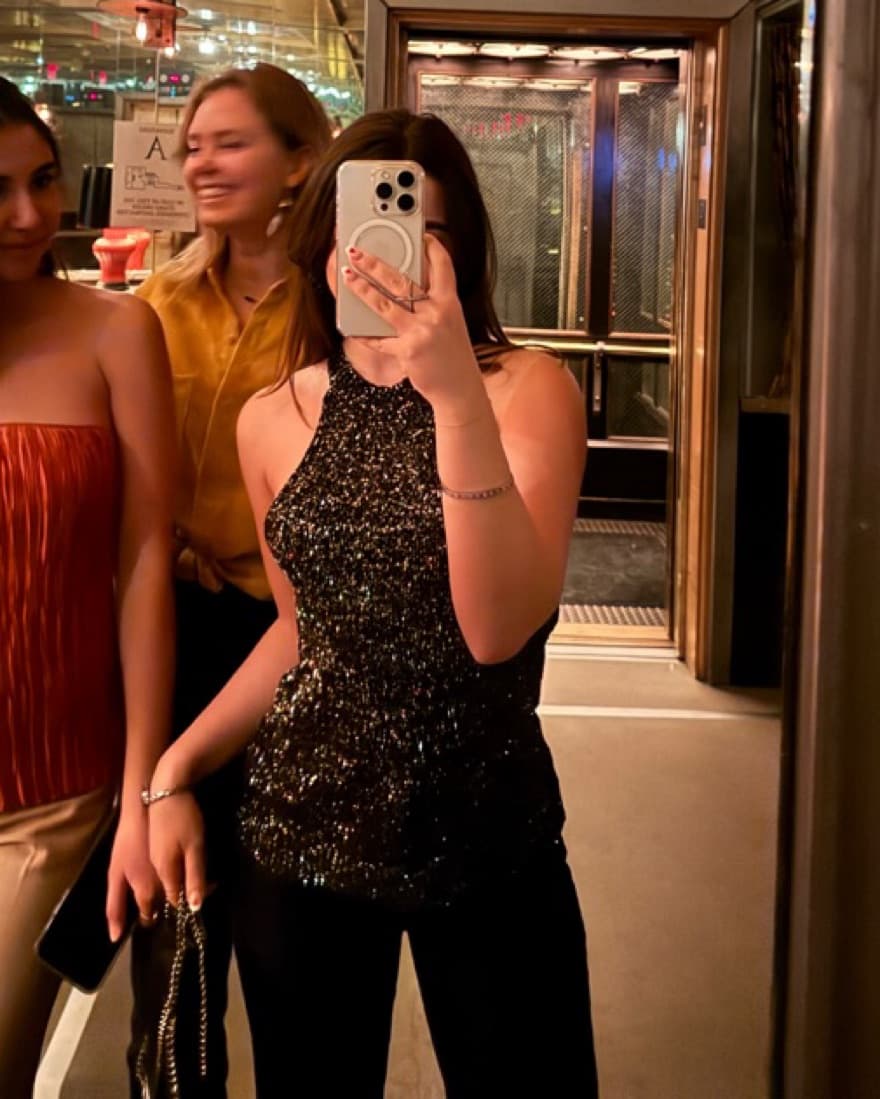 Ramy Brook sequin knit halter top 🩶 - Image 1