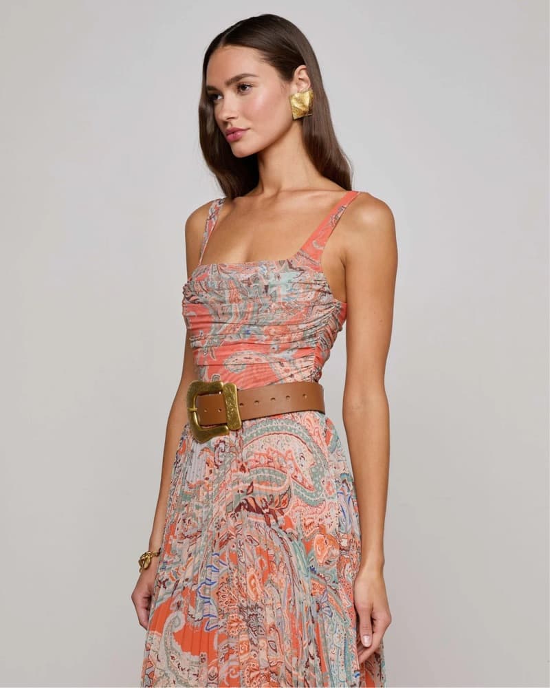 L’agence Rasha top Paisley Print - Image 3