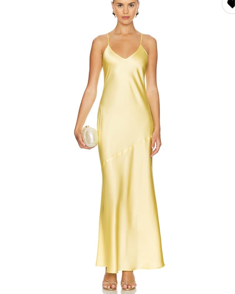 Revolve Silk Maxi Dress - Image 1