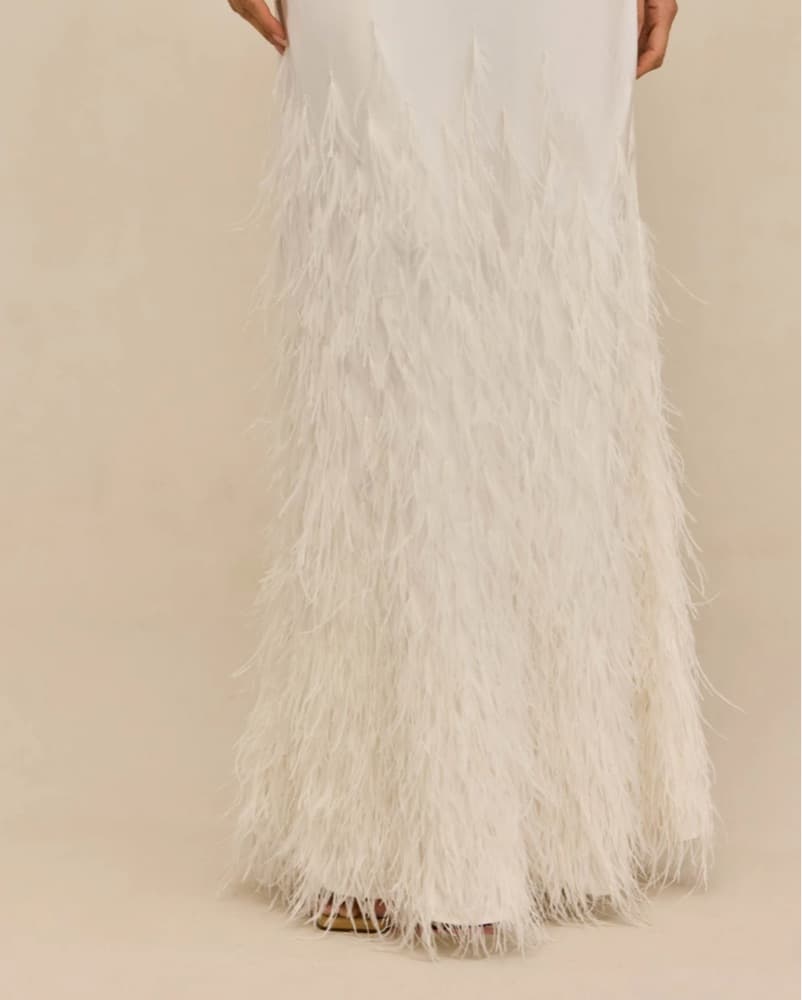 Cult Gaia Hansal Gown White - Image 2