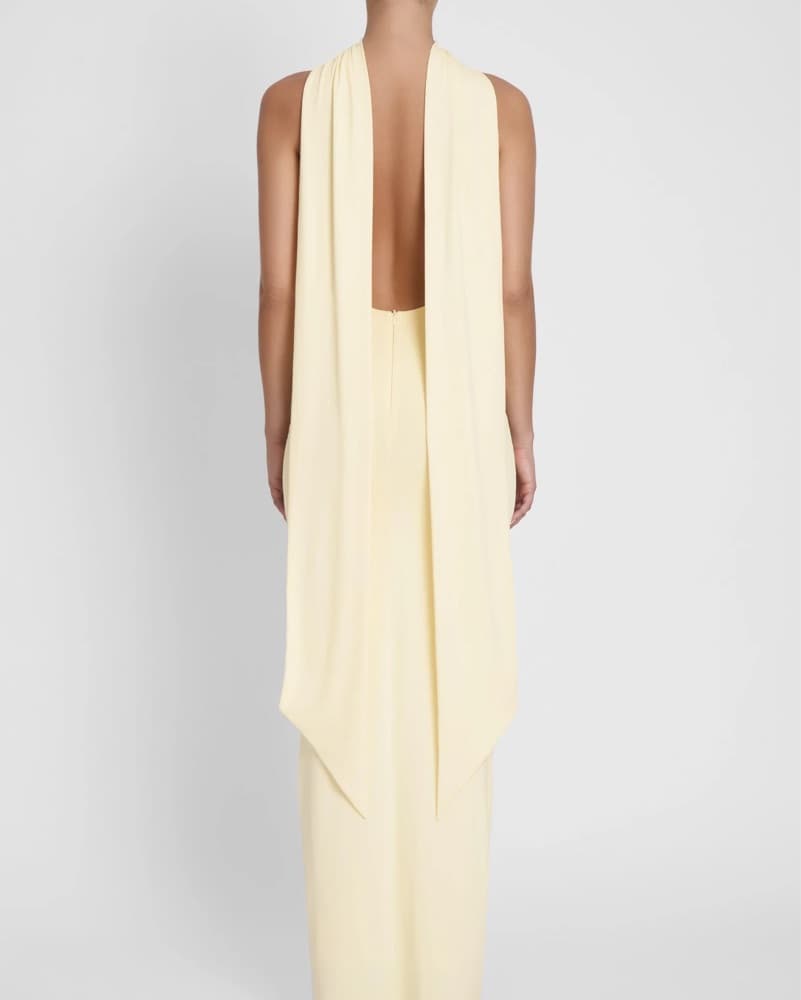 ALAIA Drape Maxi Dress  - Image 4