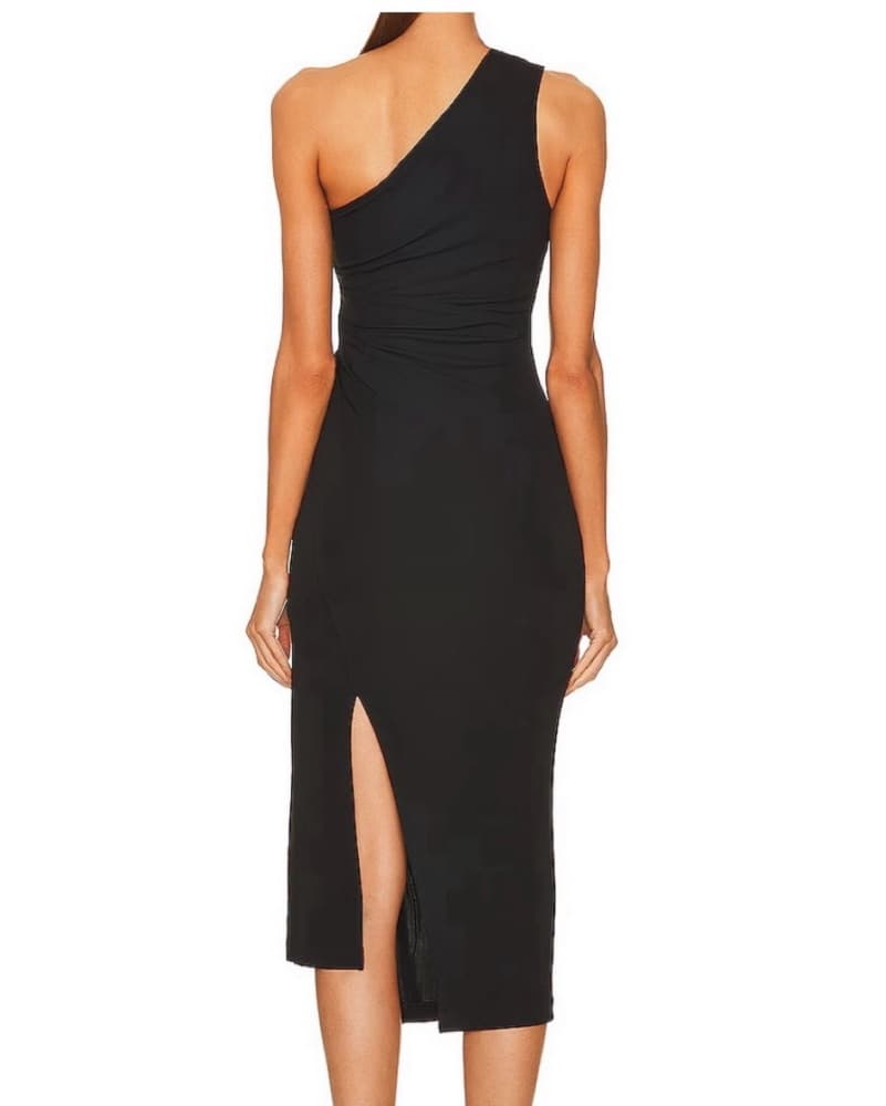 Helmut Lang Asymmetrical Zipper Dress - Image 3
