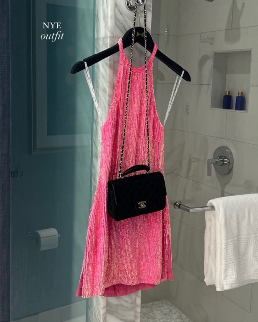 RETROFETE SEQUIN DRESS hyped pink - Image 1