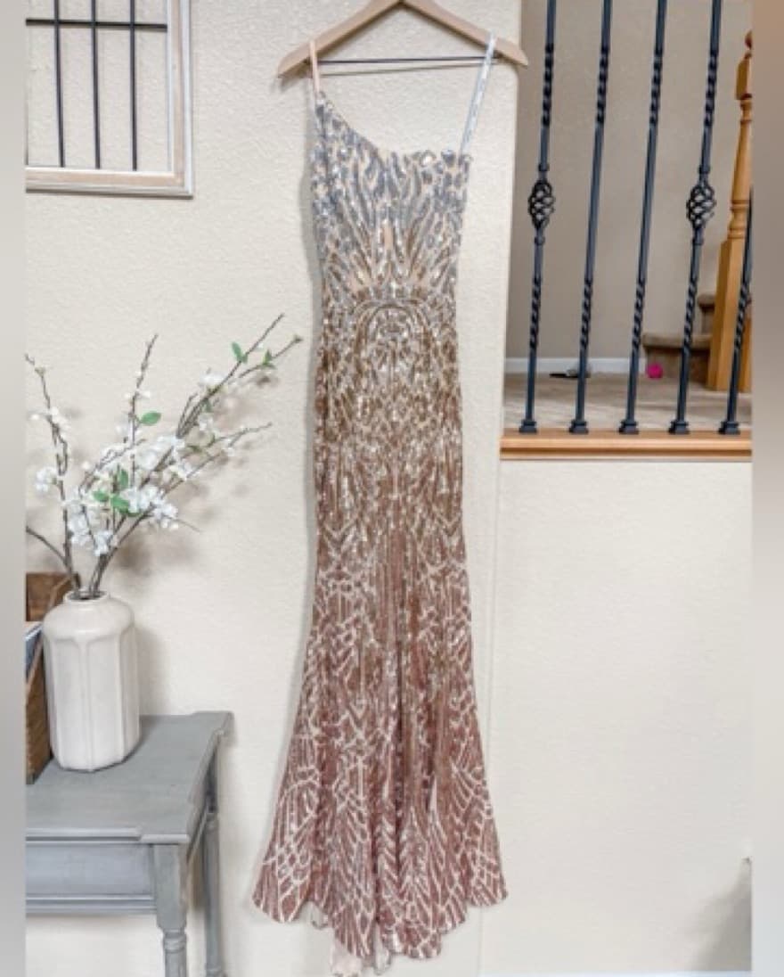 Jovani 06469SC Ombre Sequin Trumpet Prom - Image 5