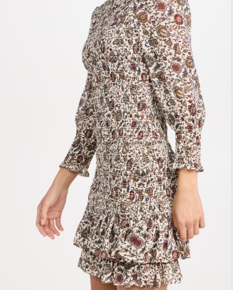 Veronica Beard Farah Ruffle Mini Dress - Image 3