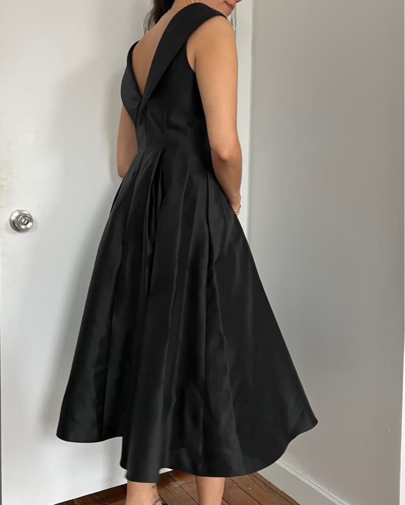 Black Midi Dress - Image 3
