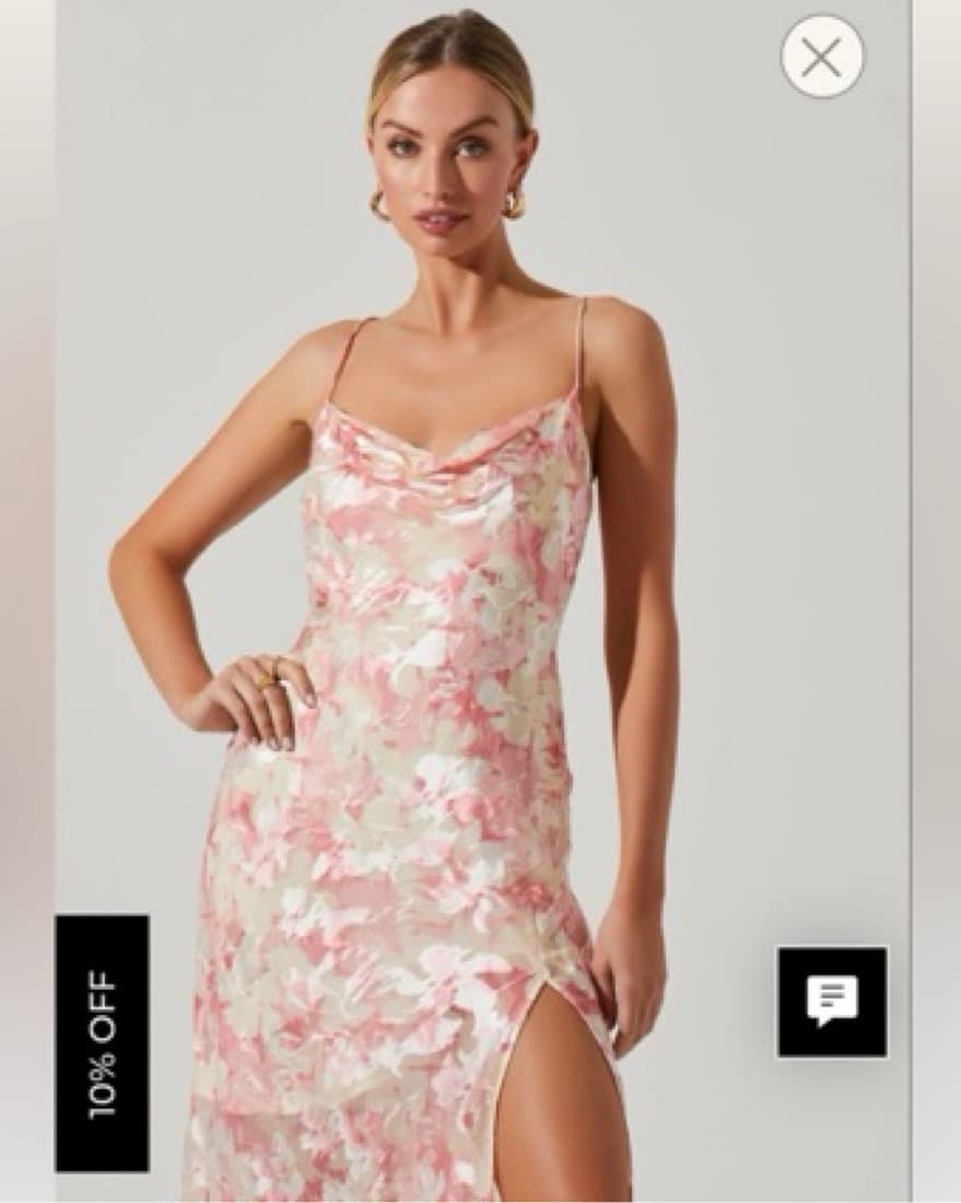 ASTR the Label - Gaia Burnout Midi Dress - Image 3