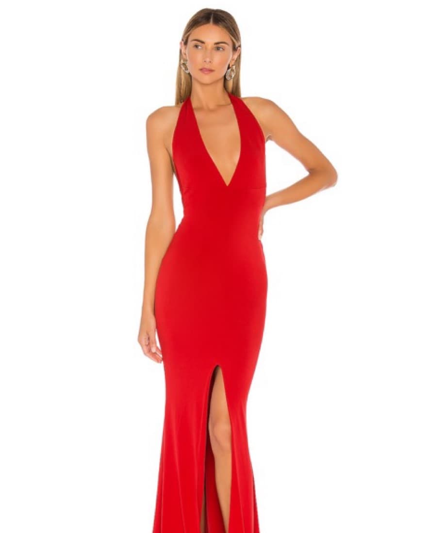 Red Nookie Halter Gown/ Maxi Dress - Image 2