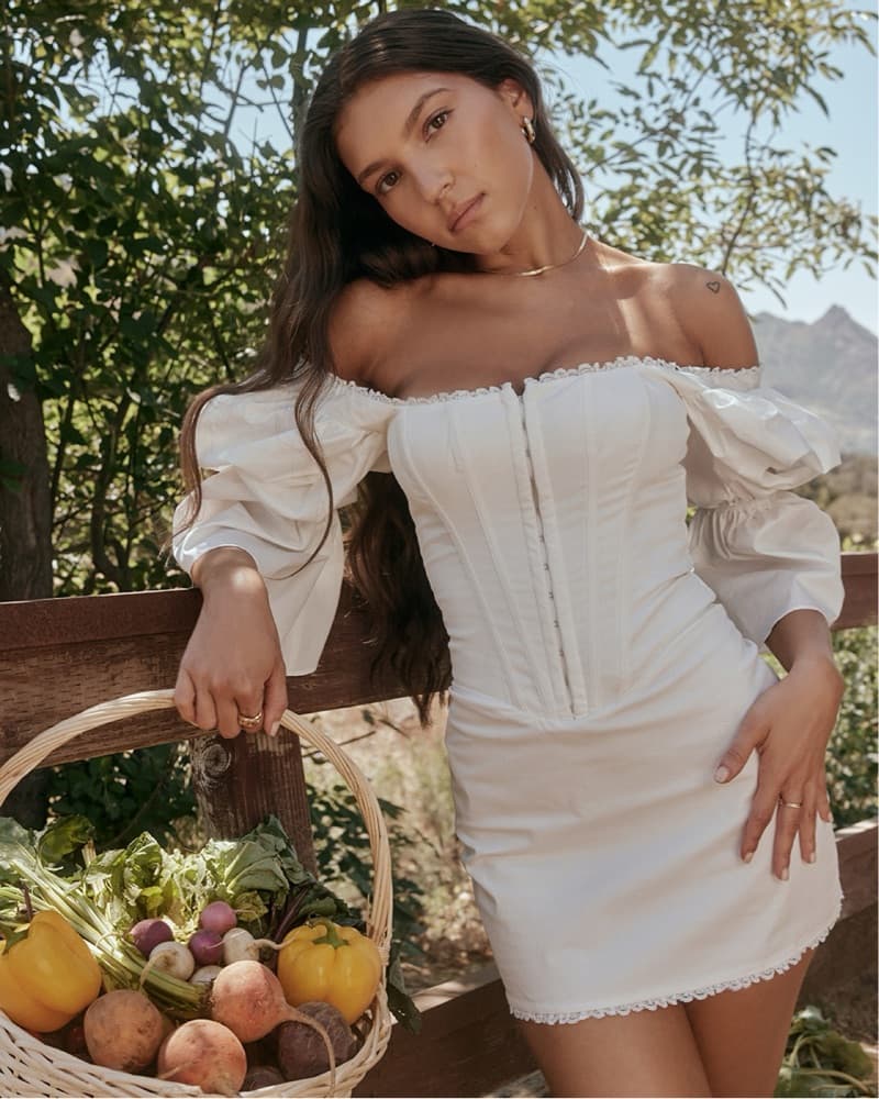 House CB Matilda Puff Sleeve Corset Dres - Image 3