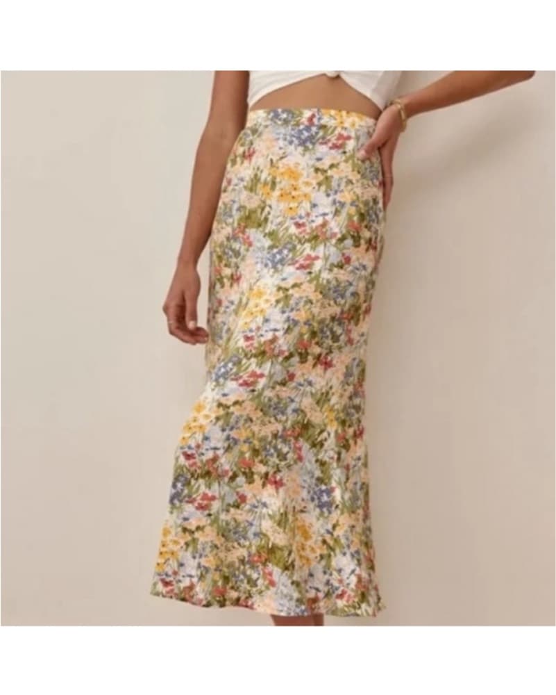 Reformation Bea Famehouse Midi Skirt  - Image 1