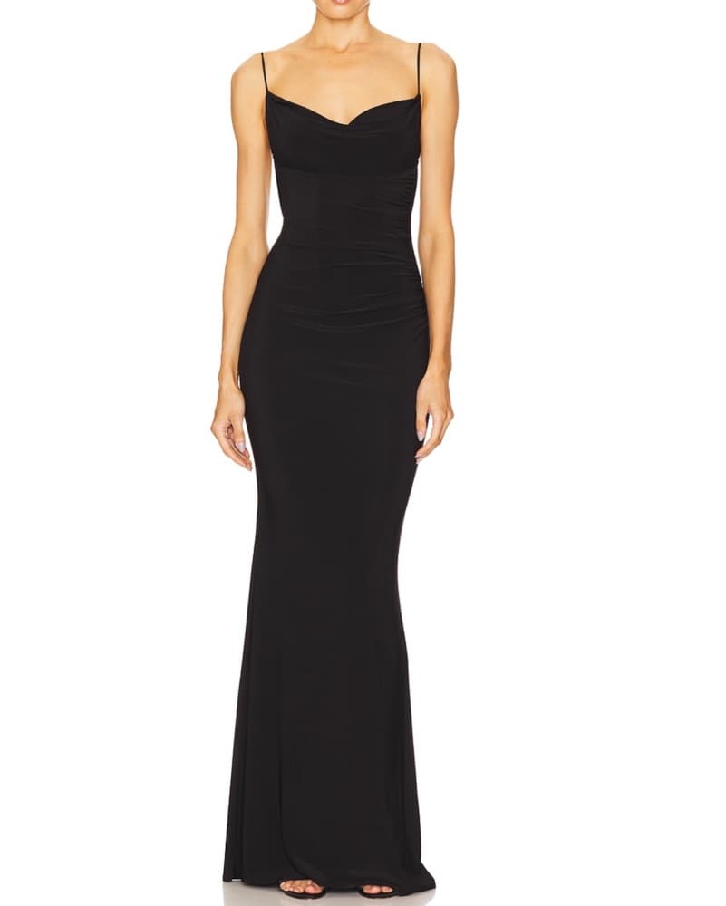 Elegant Black Maxi Dress - Image 1