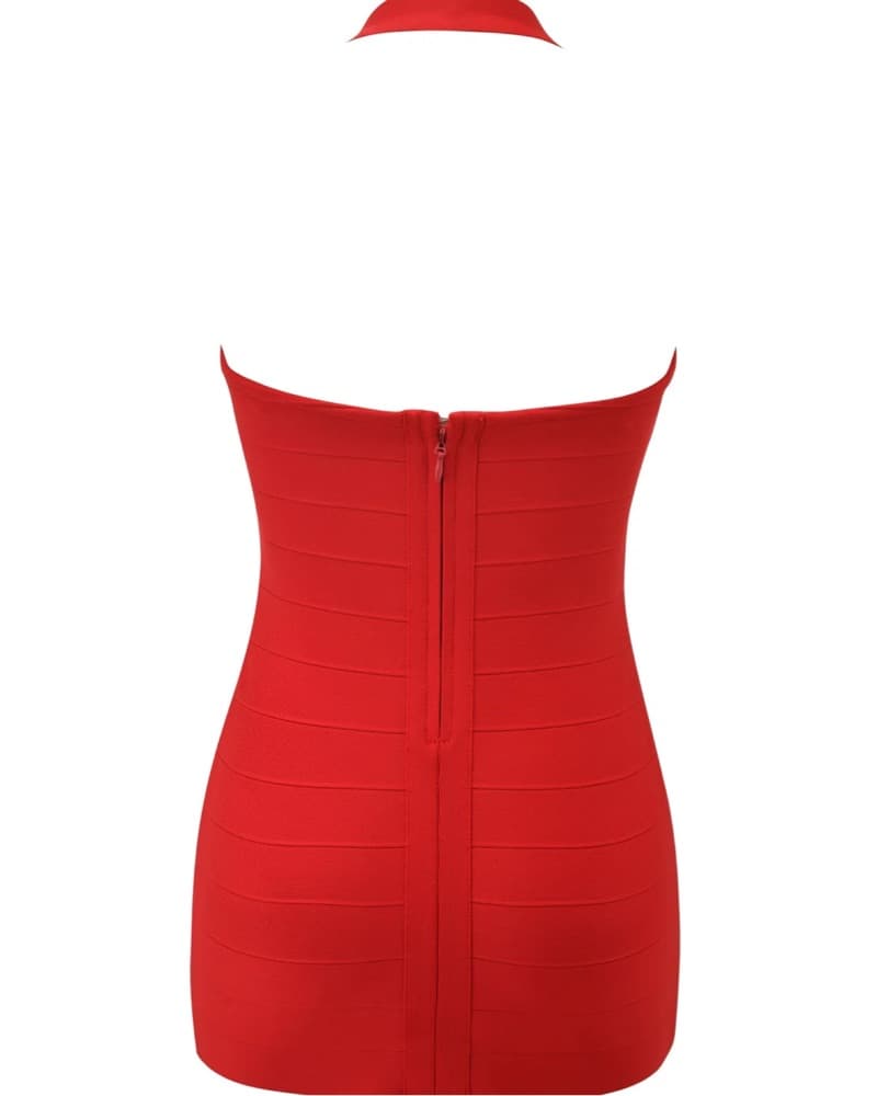 I.AM.GIA Aiden Bandage Mini Dress - Red - Image 5