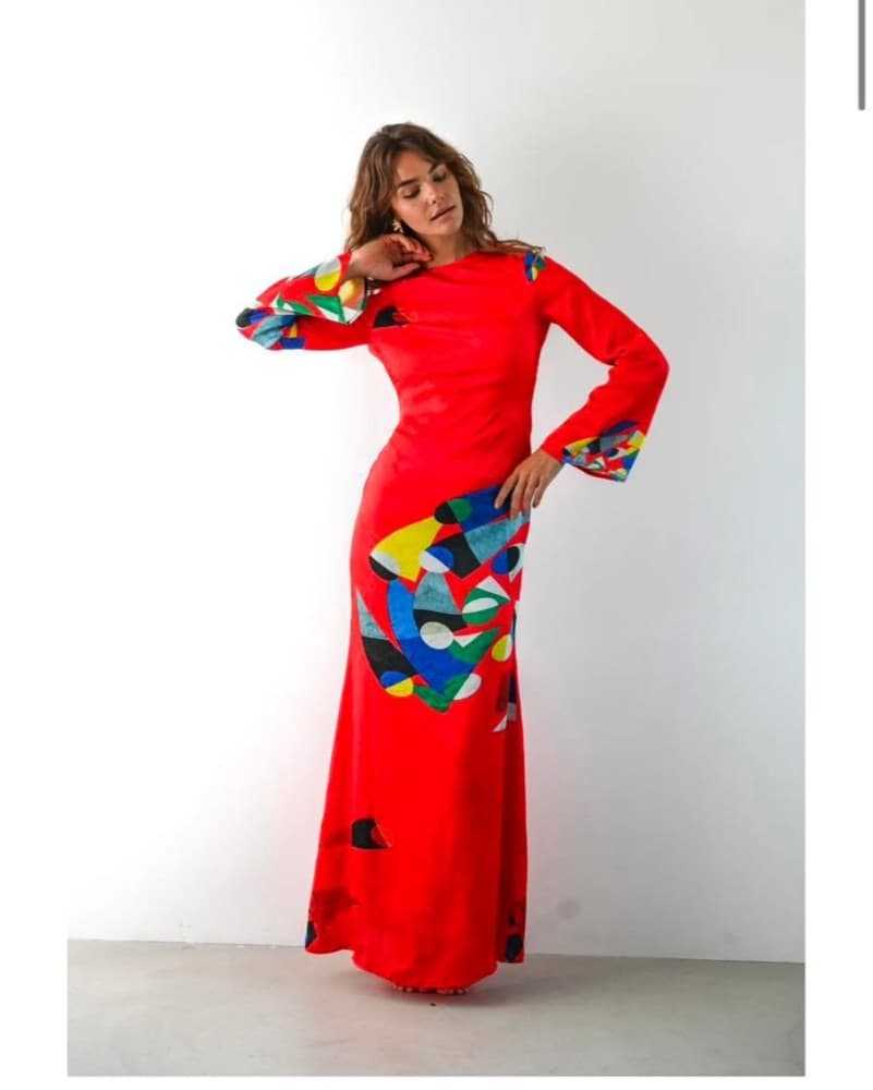 Red YLLW THE LABEL Dress - Image 1