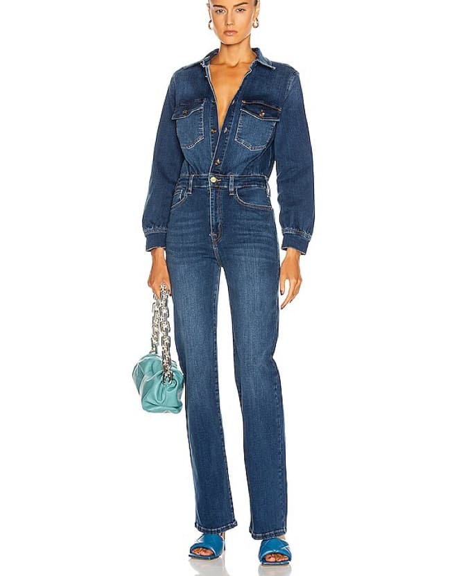 FRAME Denim Jumpsuit - Image 1
