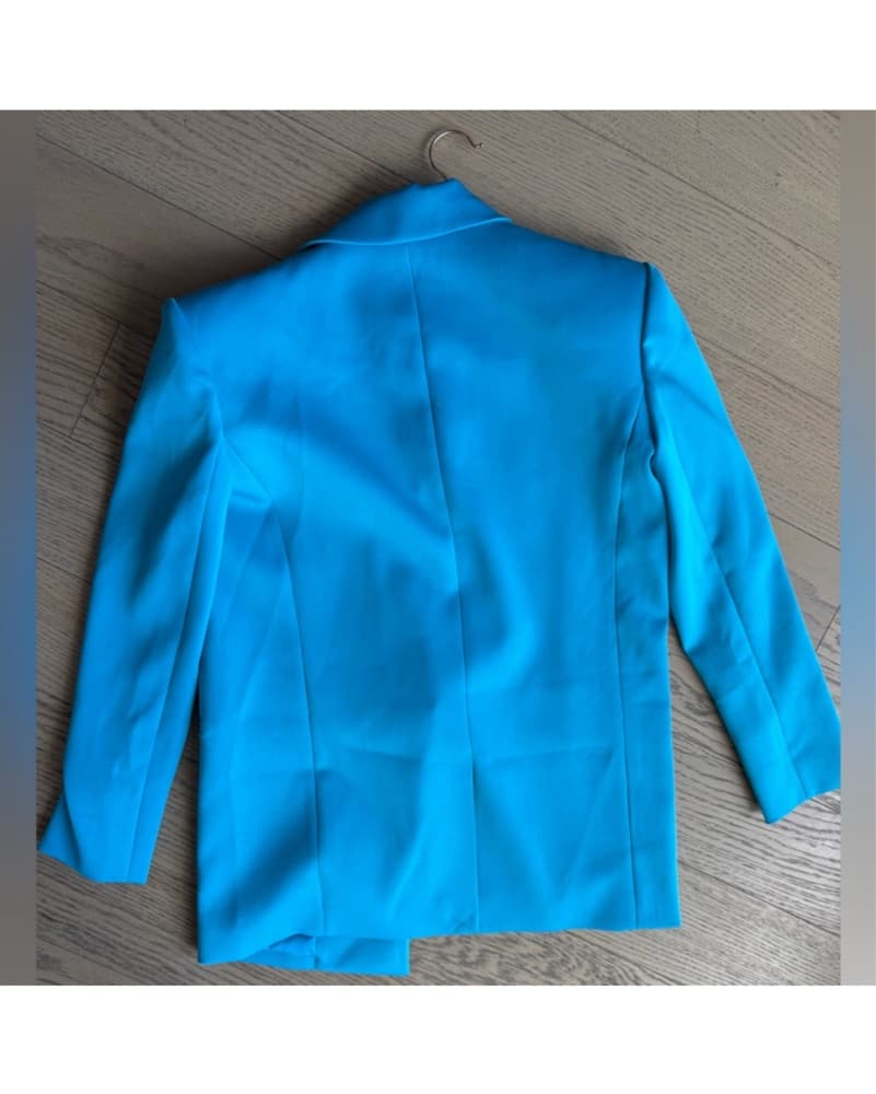 NWT Alice + Olivia Teal Oversize Blazer  - Image 3