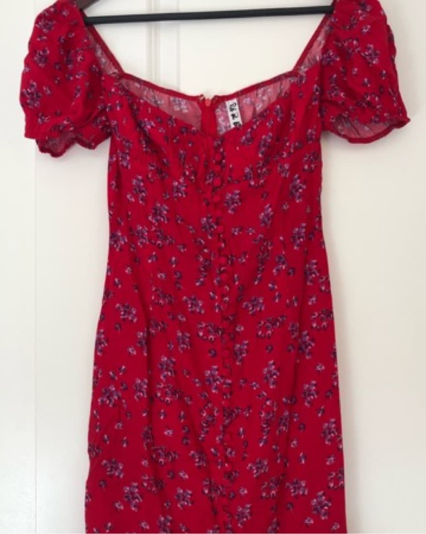 Red Rat & Boa Dress - Image 3