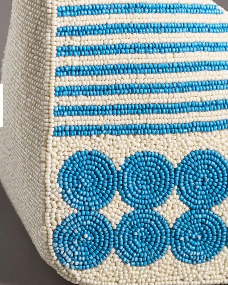 Beaded Striped Crossbody Bag - Image 3