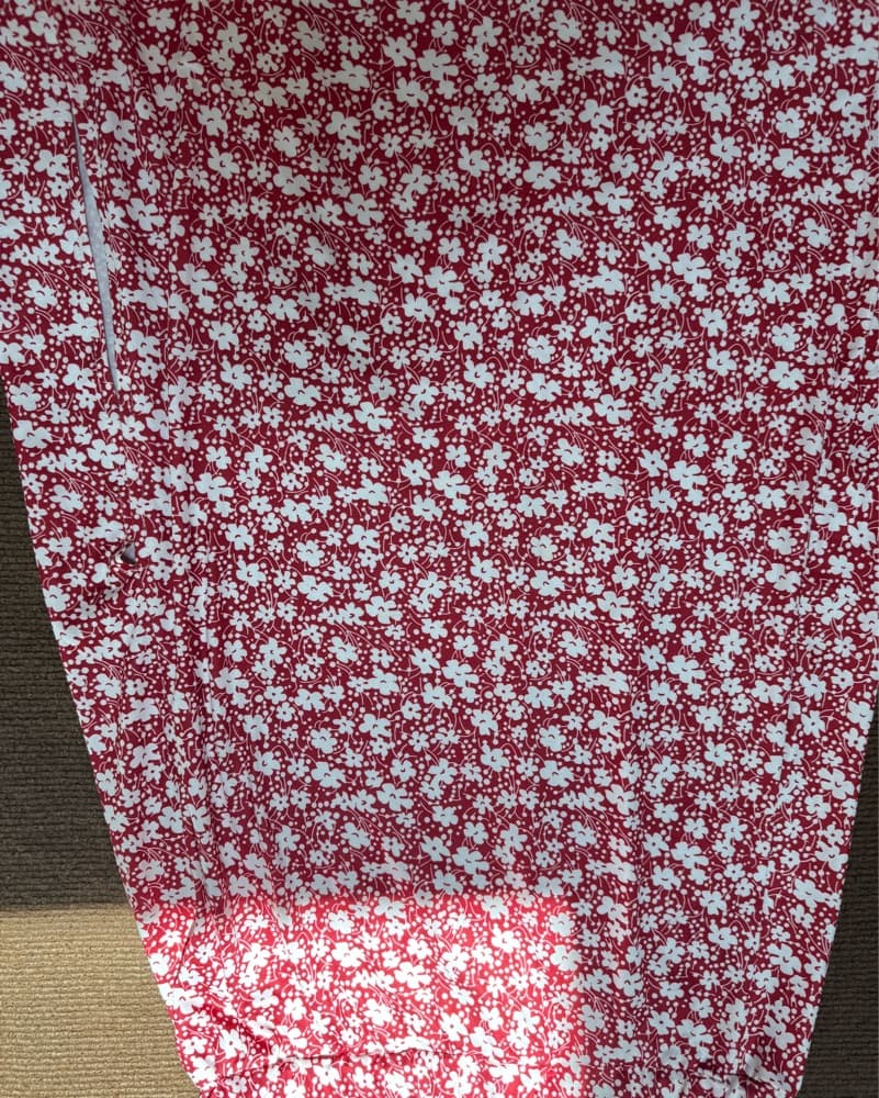 Full Outfit Red Skirt And White Blouse  - Image 6