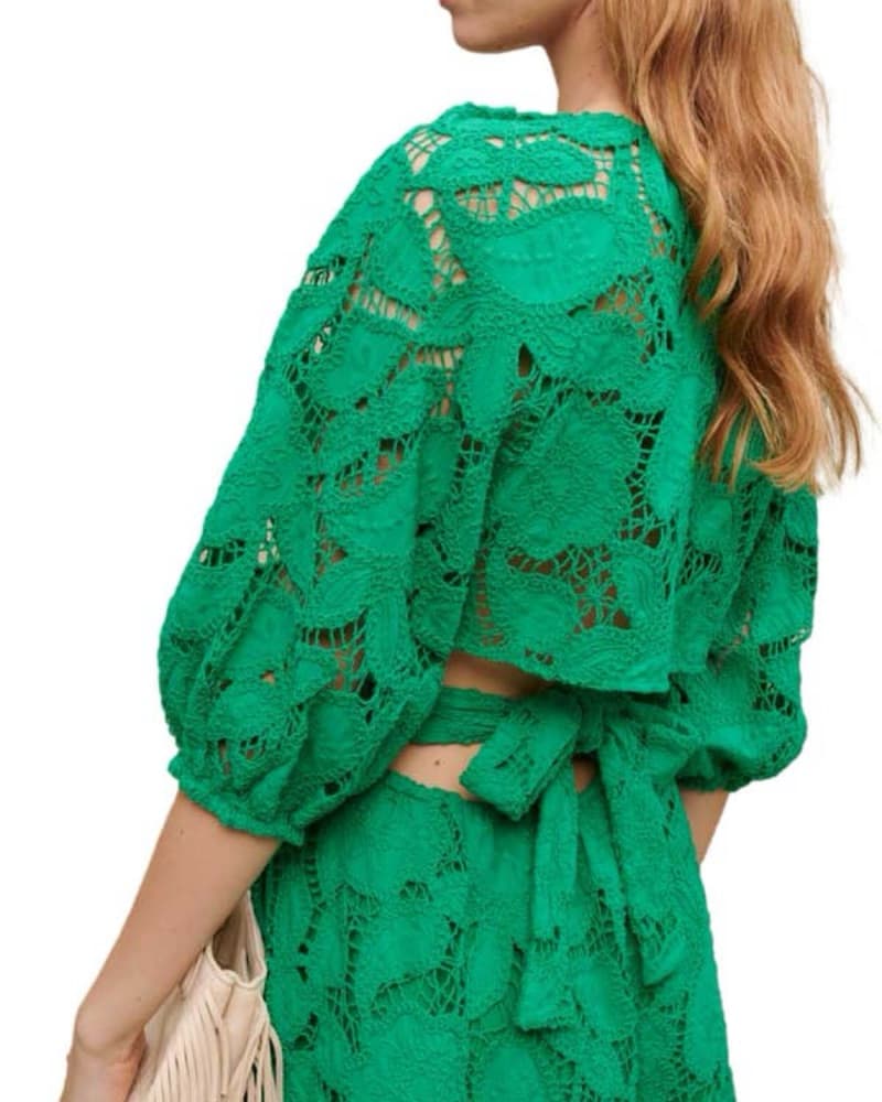 Maje Embroidered Cotton Mini Dress  - Image 2