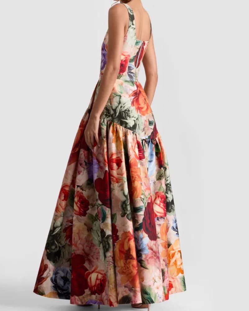 Alice + Olivia Diana Drop Waist Gown - Image 3