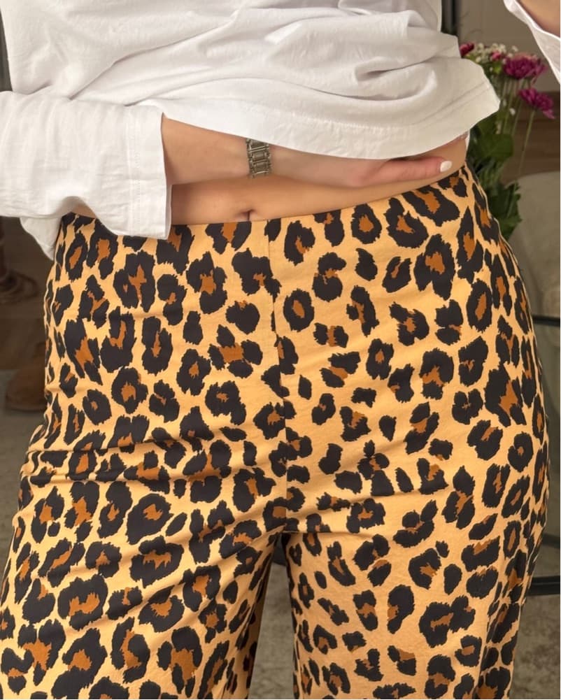 Simon Miller Cheetah Poplin Pant  - Image 6