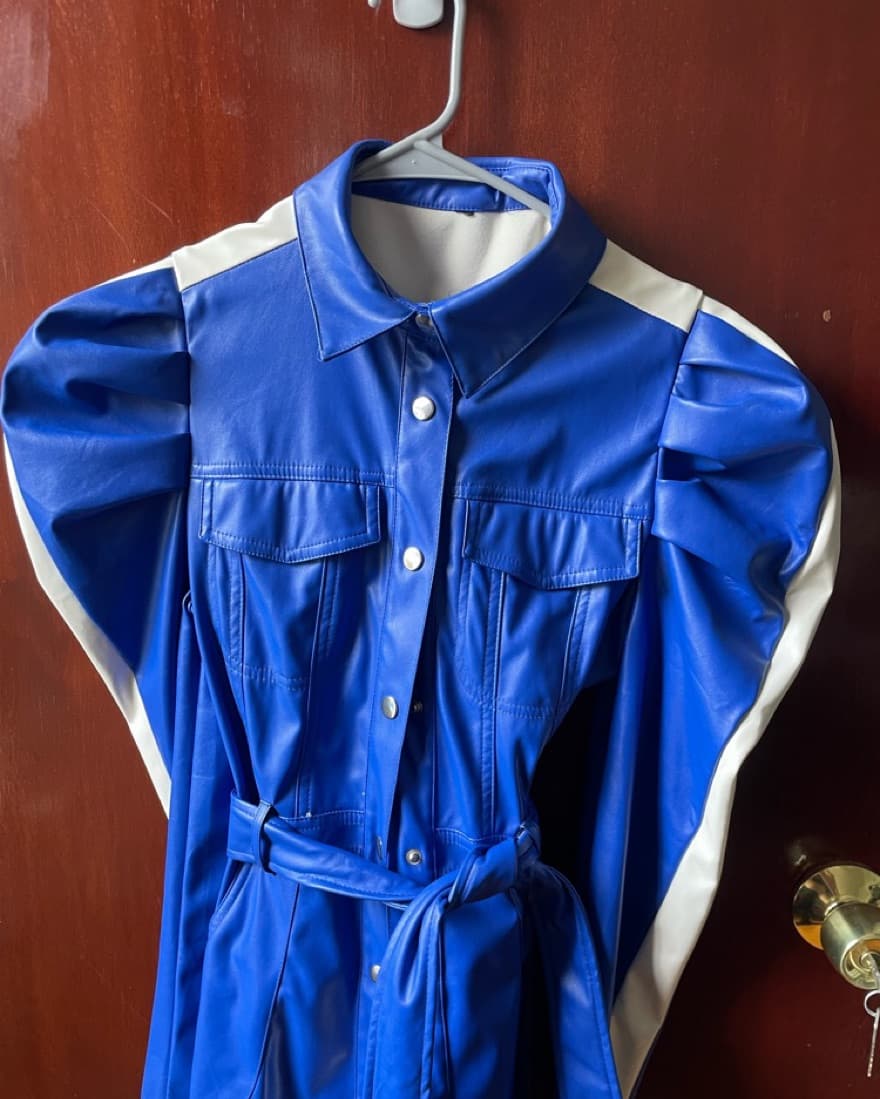 Blue Racer Mini Dress/jacket - Image 5