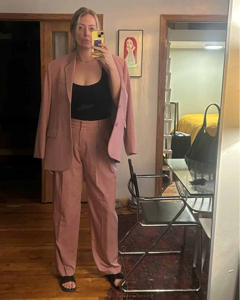 Oversized Rose Blazer  - Image 3