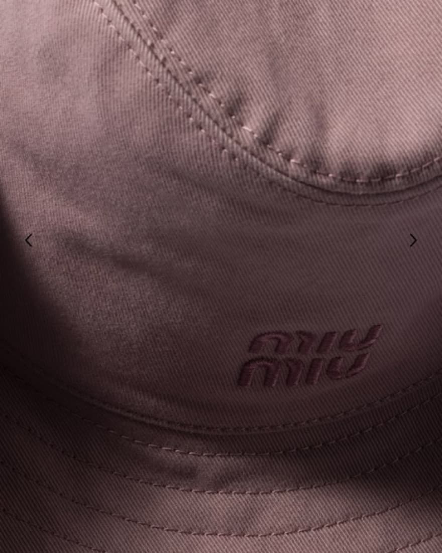 Pink Miu Miu Sun Hat  - Image 4
