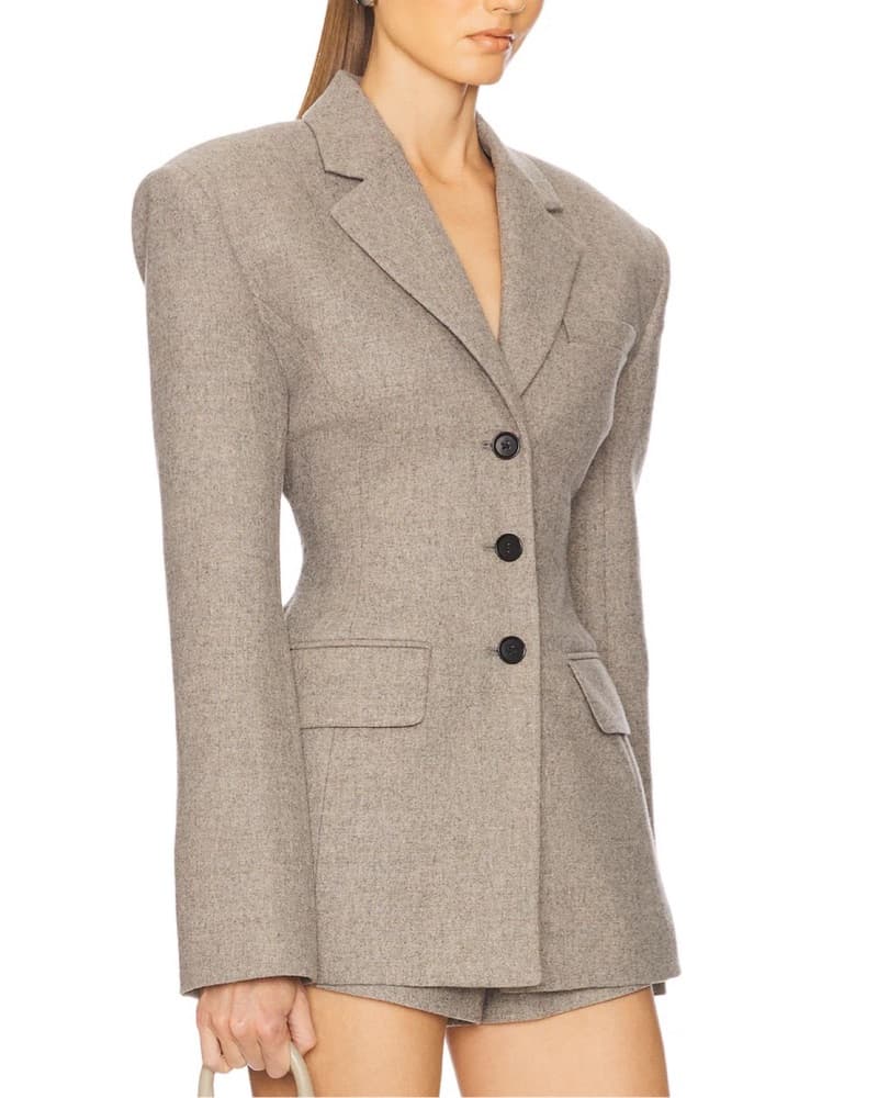 Helsa Cinch Waist Blazer  - Image 2