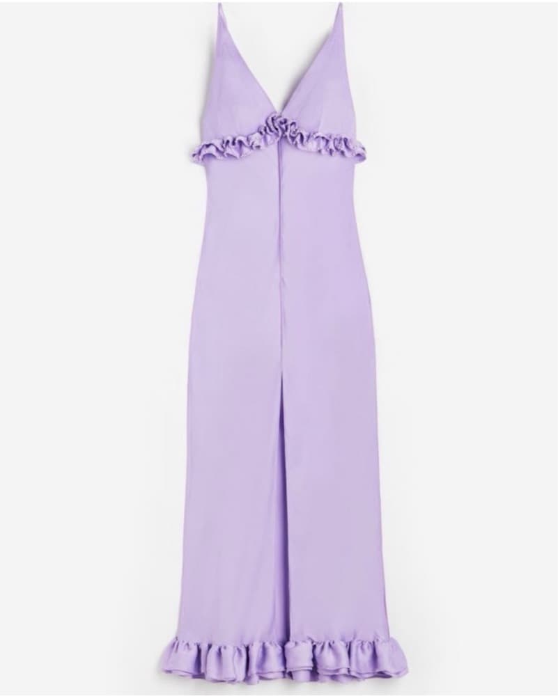 H&M purple Long Dress In XS - Image 1
