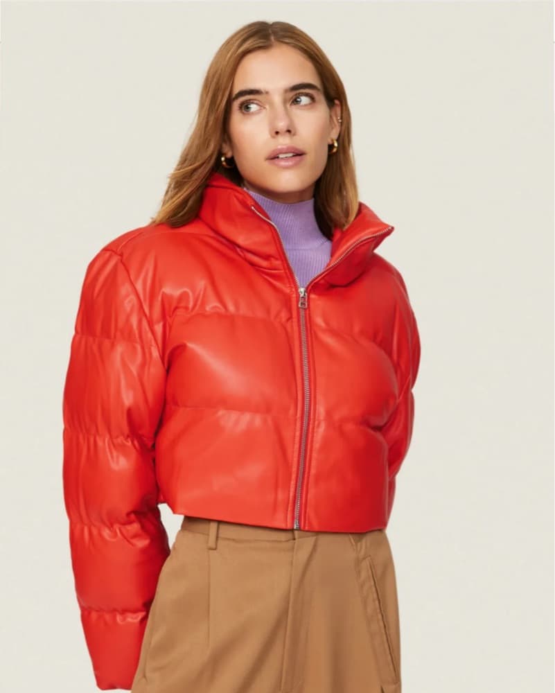 Staud Ace Cropped Puffer - Image 1