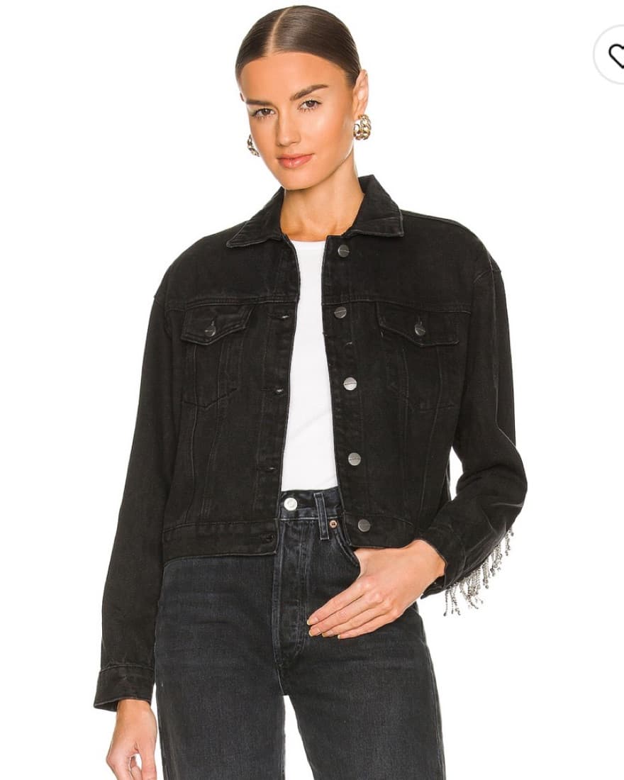 Superdown / Rhinestone Fringe Jacket - Image 2