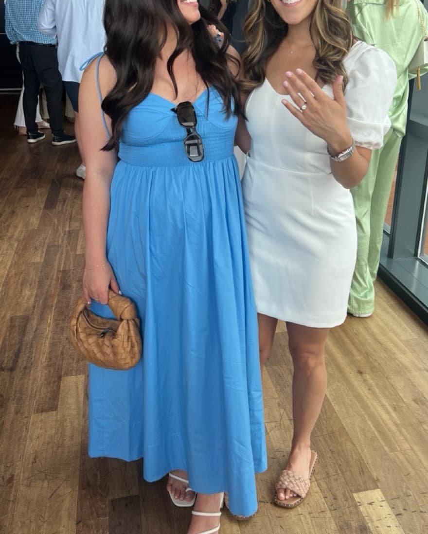 Staud Landry Blue Dress  - Image 3