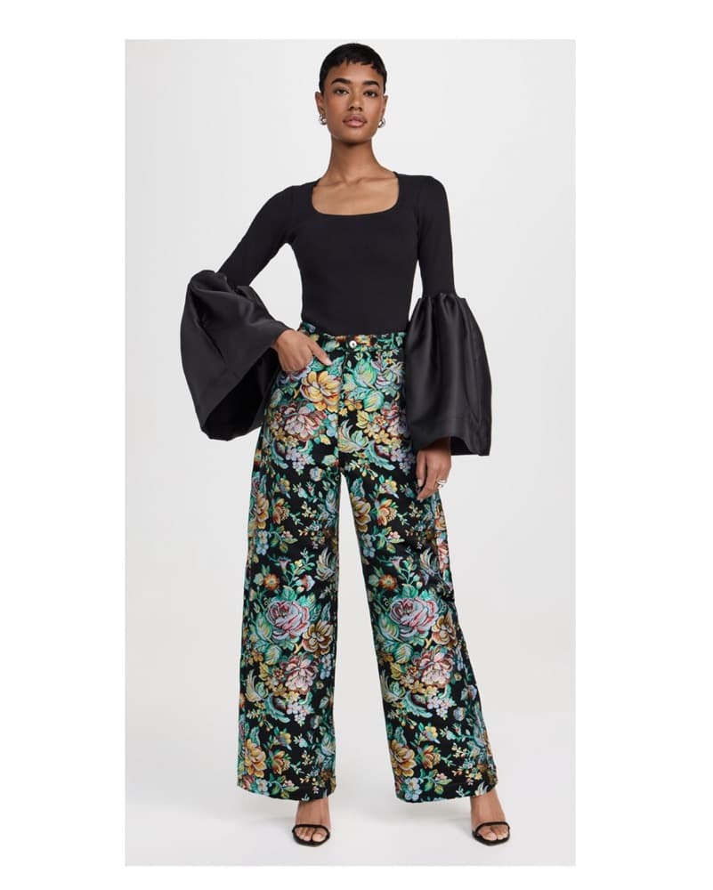 MARQUES' ALMEIDA Brocade Trouser - Image 3