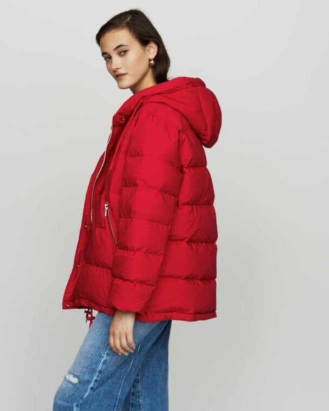 Maje Red Puffer - Image 3