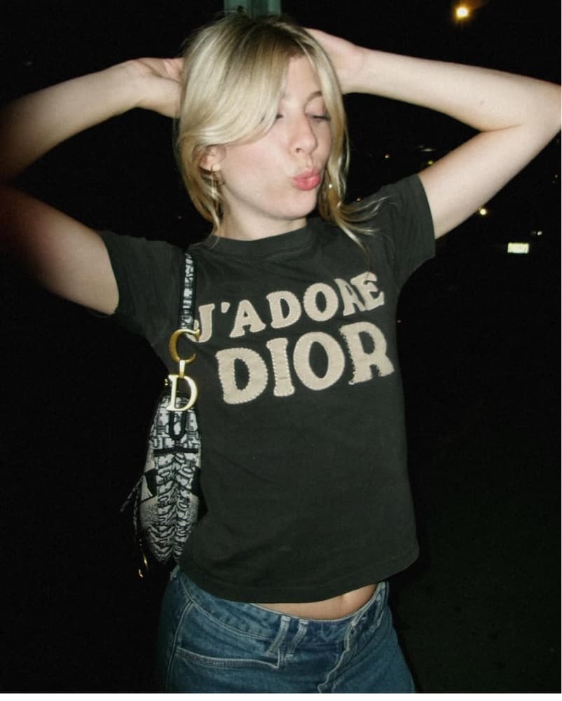 Vintage Dior Graphic Tee - Image 1