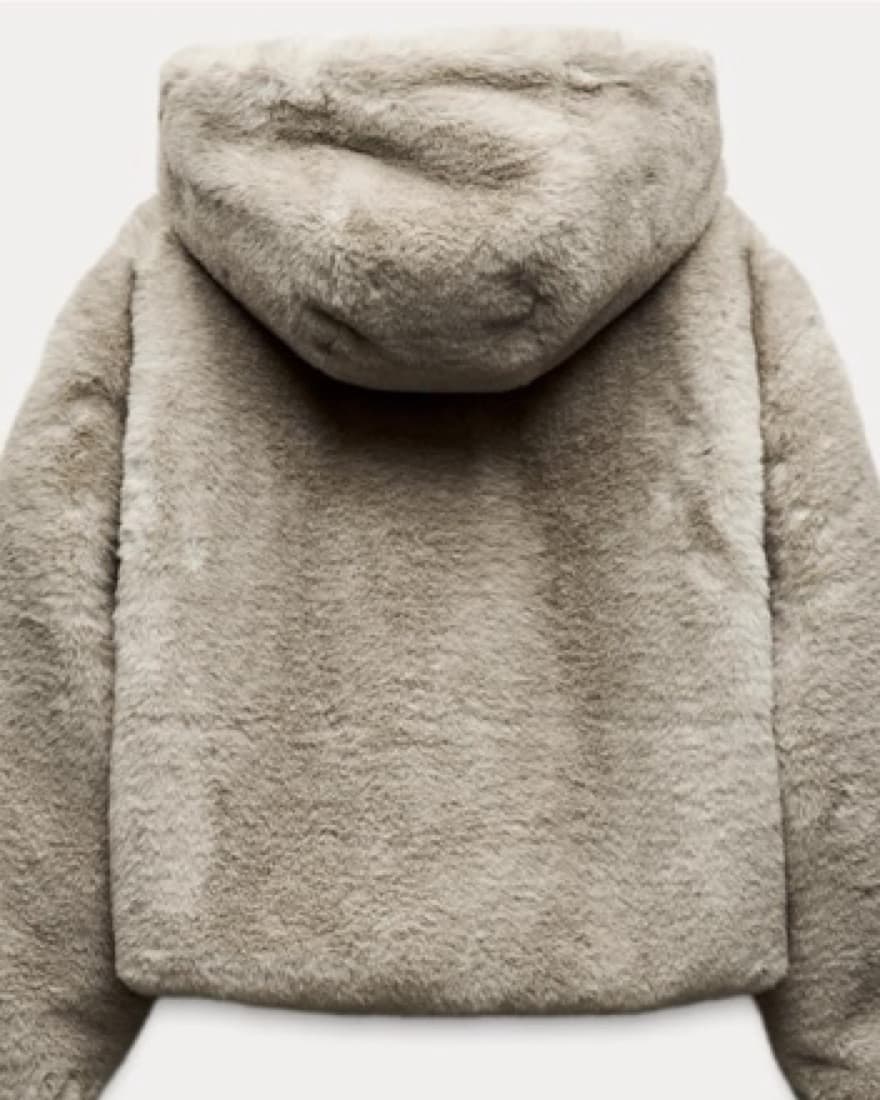 Zara Faux fur jacket - Image 4