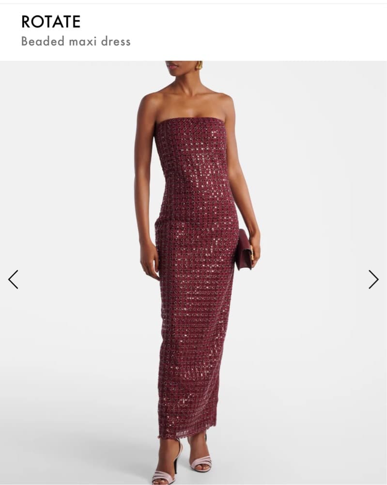Rotate Beaded Dress - Image 1