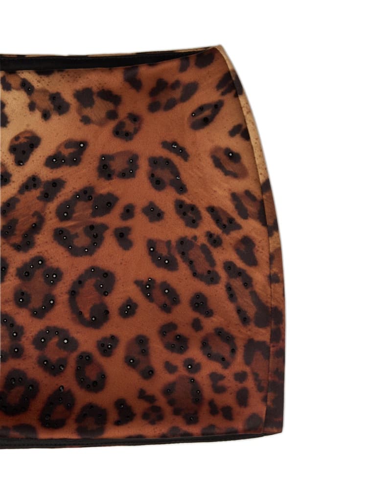Fanci Club Aviva leopard mini skirt  - Image 5