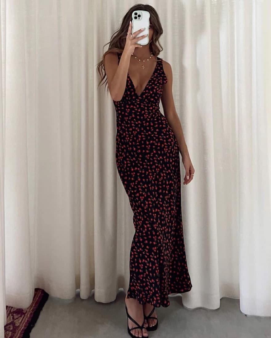 Floral Maxi Dress - Image 2