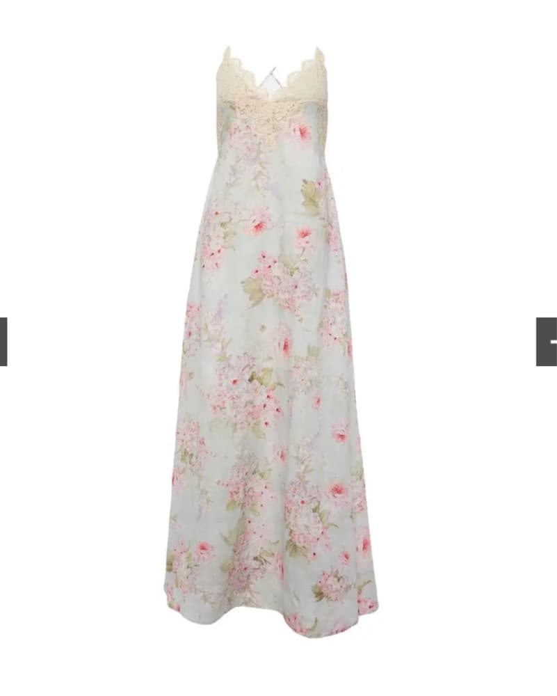Zimmermann Halliday Lace trimmed Maxi dr - Image 3