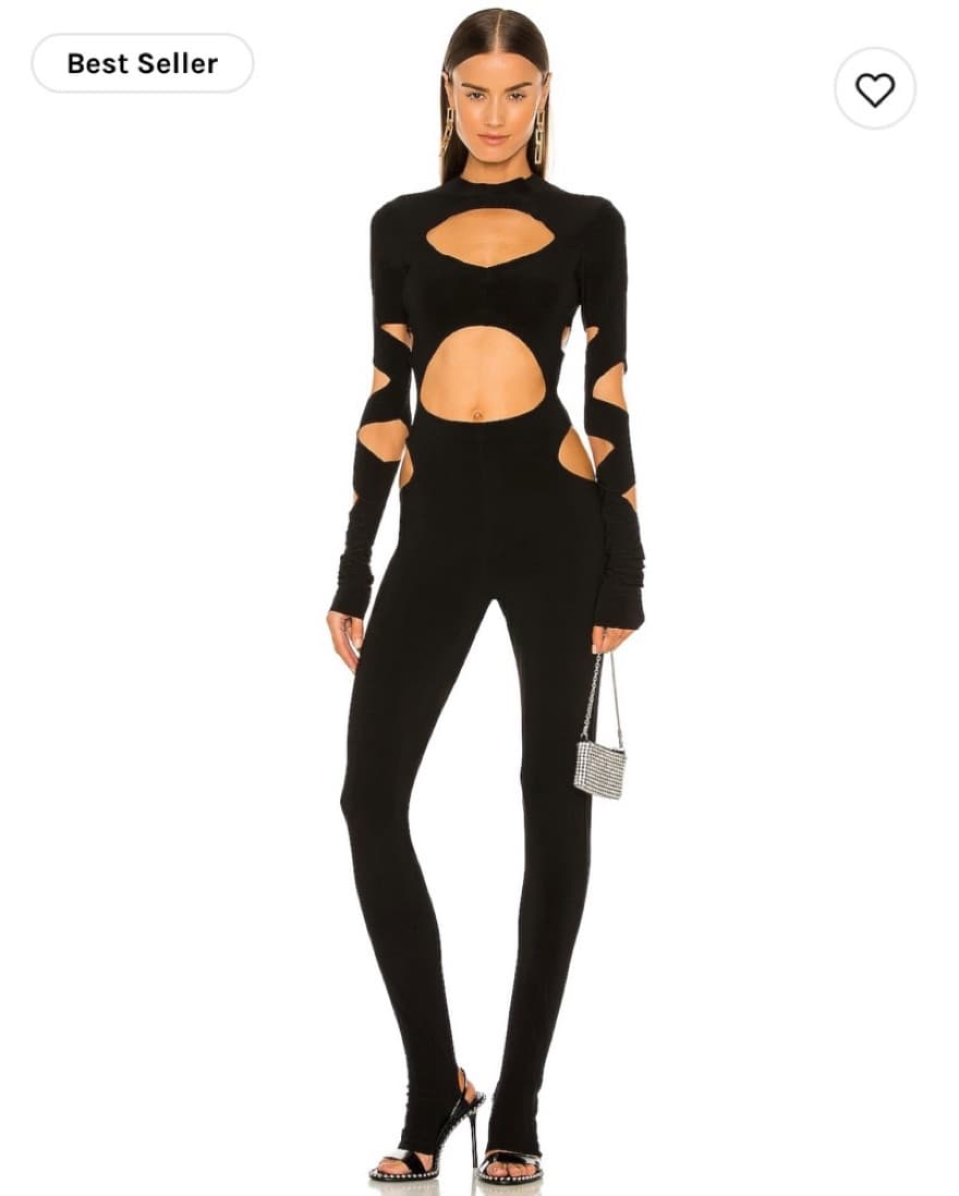 Norma Kamali Long Sleeve Aztec Catsuit - Image 1