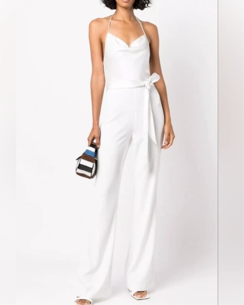 Alice And Oliva White Jumpsuit - Image 1