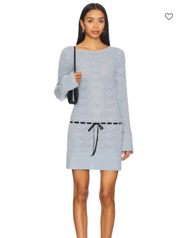 Long sleeve Blue Dress - Image 3