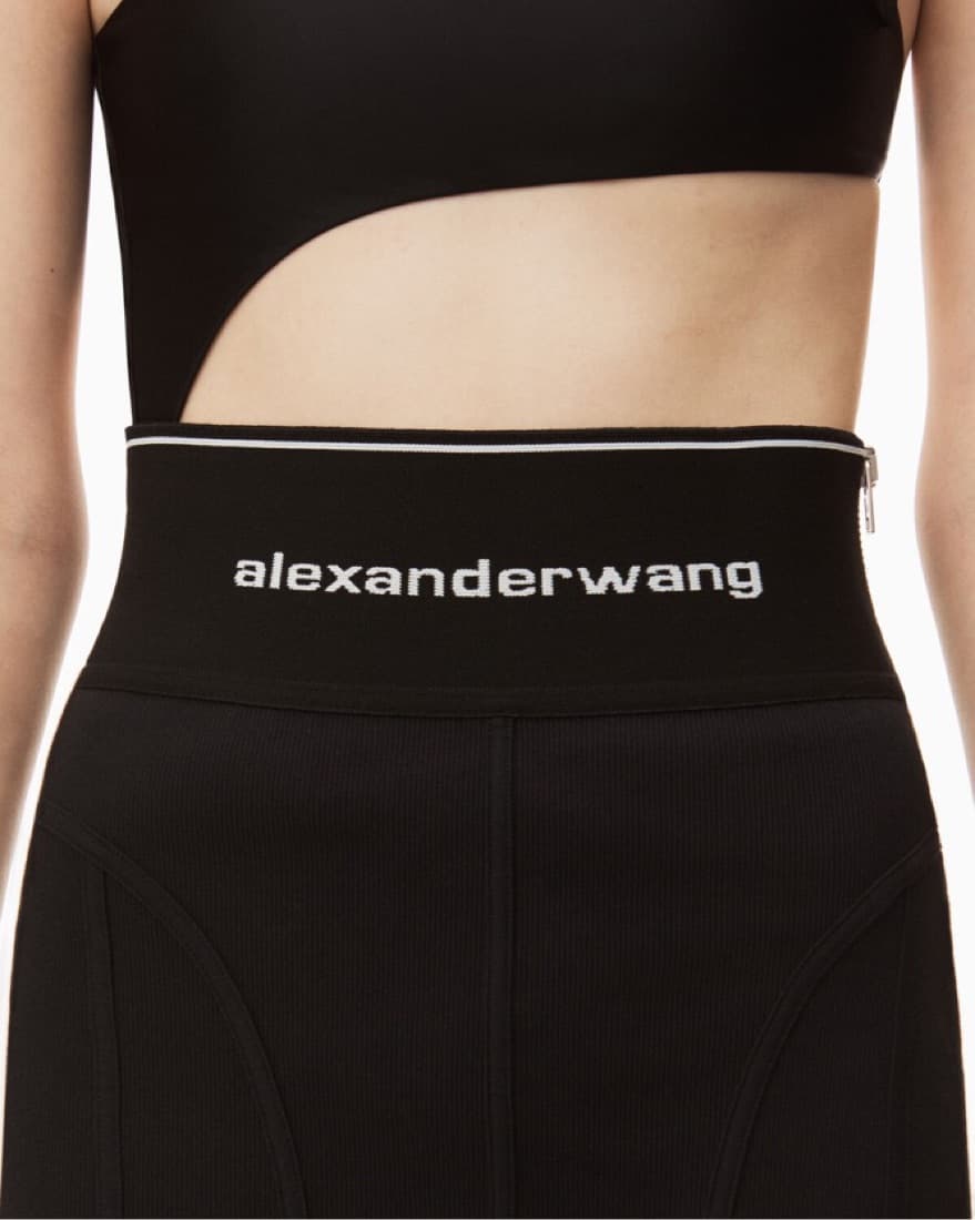 Alexander Wang Logo Iconic Skirt - Image 2