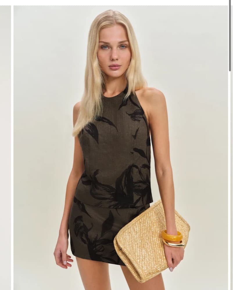 Reformation Avielle Linen Two Piece - Image 1