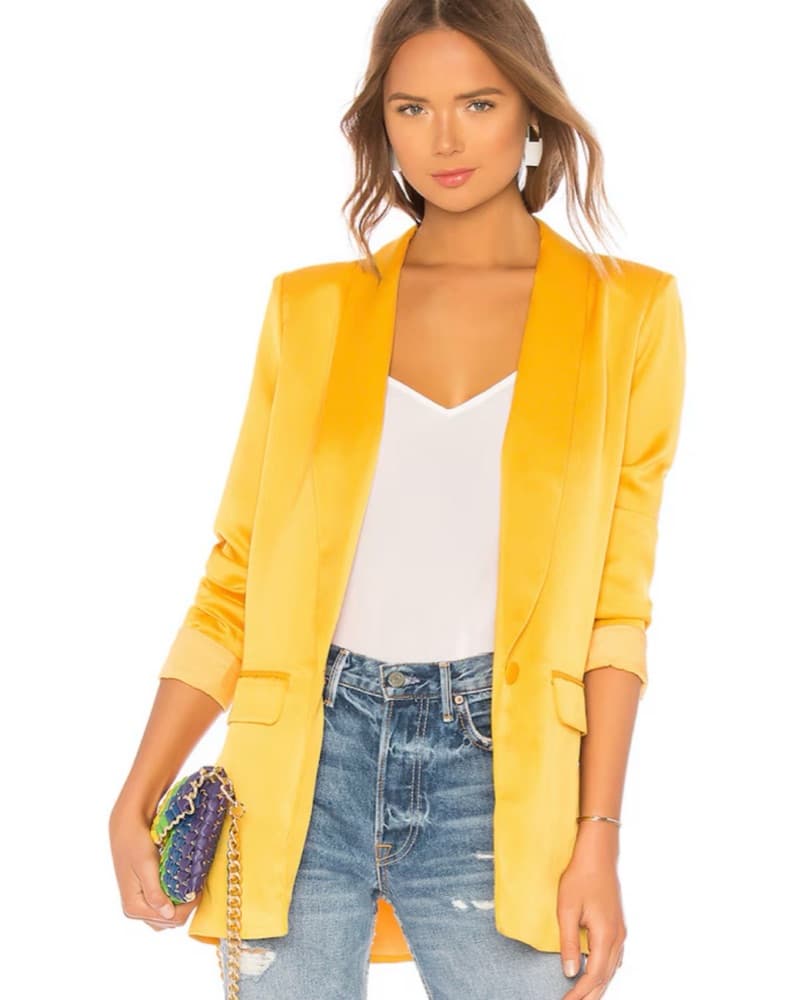 Vibrant Mustard Blazer - Image 1
