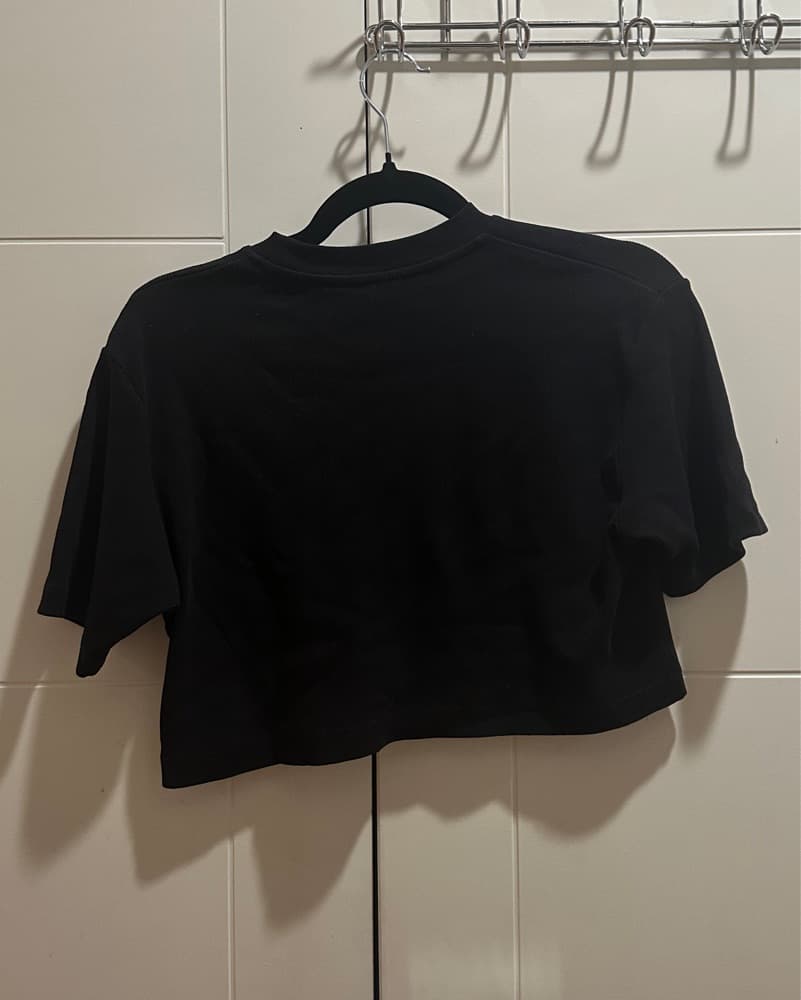 Off White Off-Stamp Cropped T-Shirt - Image 2