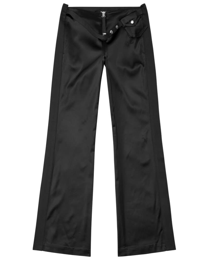 Chic Diesel Low Rise Satin Pants - Image 4